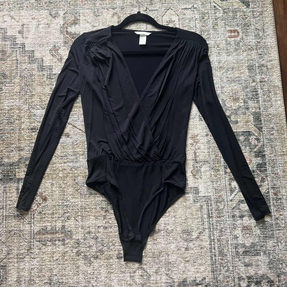 Women’s black bodysuit